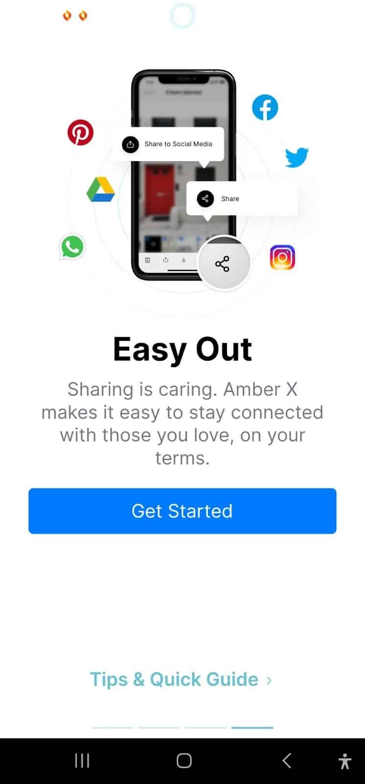 Amber X Easy Out Set Up