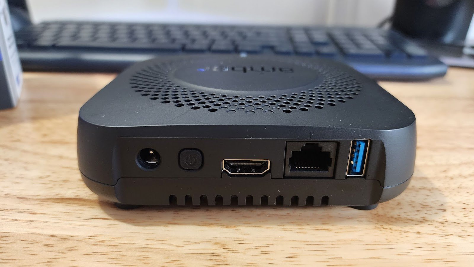 Amber X back view with ports